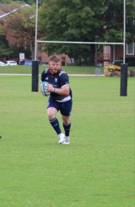 Recruited to play rugby, graduate education student Adam Thomson chose UMW over other schools because of its small class sizes and the chance to interact regularly with professors.