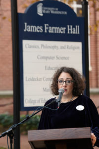 BOV Rector Heather Crislip '95 called the occasion "long overdue." Photo by Suzanne Carr Rossi.