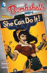 Well-known for her work on DC Comics' 'Bombshells,' Bennett learned long ago the secret of the synergy between text and art. 'That old adage about speaking only when what you have to say is more beautiful than silence applies to sloshing your words over a work of art,' she said. 'Everything you add should uplift their work.'