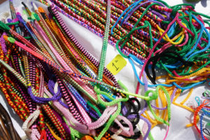 Friendship bracelets were among the many craft items available at the fair. Photo by Suzanne Carr Rossi.
