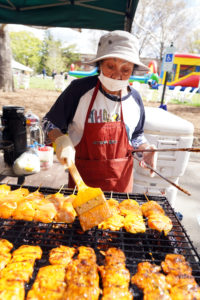 Familiar scents wafted down Campus Walk at Saturday's 32nd annual Multicultural Fair. Photo by Suzanne Carr Rossi.