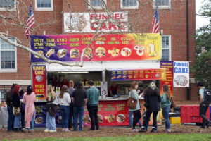 The Multicultural Fair offered a range of edibles, including Italian sausages and gyros. Photo by Suzanne Carr Rossi.