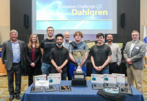 The Bridges Communities Governor’s School robotics team placed third at the Innovation Challenge @Dahlgren. The team earned $500 for their school’s STEM program. (U.S. Navy photo/Released)