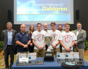 Lancaster County High School’s robotics team placed second at the Innovation Challenge @Dahlgren. The team earned $1,500 for their school’s STEM program. (U.S. Navy photo/Released)