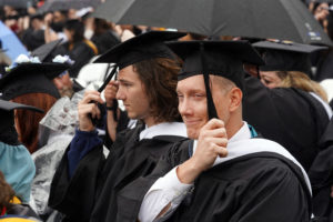 New UMW graduates turn their tassels. The members of the Class of 2022 had a challenging time, but they did it! Photo by Suzanne Carr Rossi.