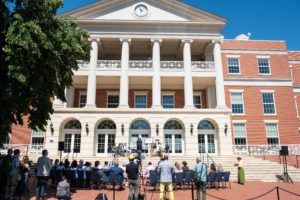 The UMW Board of Visitors voted in February to rename the 100,000-square-foot, four-story University Center the "Cedric Rucker University Center." Edward John Photography.