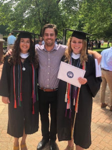 UMW grads Amelia Carr and Shelby Press met during their first college class and became best friends. Press was named Fairfax County Public Schools' Outstanding Elementary New Teacher this year. Carr received the honor in 2021.