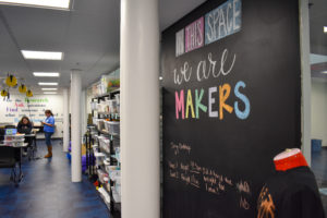 UMW's makerspace is part of the College of Education, which has a new home in the recently renovated Seacobeck Hall. Photo by Brolin Creative.