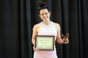 Kaira Otero won the Unsung Hero Award at the 2023 Eagle Awards. Photo by Suzanne Carr Rossi.