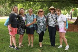 Alums will enjoy exploring the UMW campus together. Photo by Karen Pearlman Photography.