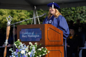 UMW Board of Visitors Rector Devon W. Cushman ’93. Photo by Suzanne Carr Rossi.