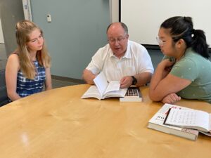 Fallon, Gallaway and Chou work on their research