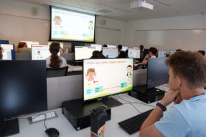 "An Introduction to Cybersecurity" was one of 17 courses offered during the Summer Enrichment Program, which also included 30 sessions that delved into pertinent topics and took students on off-campus field trips. Photo by Suzanne Carr Rossi.