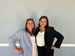 UMW Director of First Year Admissions Sarah Lindberg, and Dean of Admissions and Associate Vice President Melissa Yakabouski