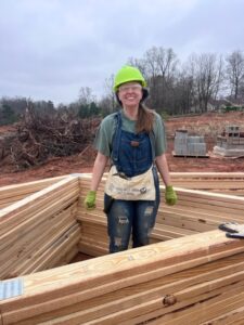 Habitat for Humanity is just one of the organizations to which McLees volunteered her time while studying at UMW. She also donated hours to Stafford Junction, the Brisben Center and more.