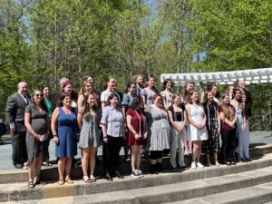UMW students were recently inducted into Phi Beta Kappa, the nation's most prestigious academic honor society.