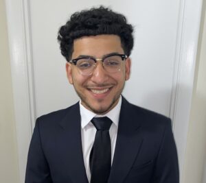 Headshot of senior Carlos Ortega who is interning with Naval Surface Warfare Center Dahlgren Division. 