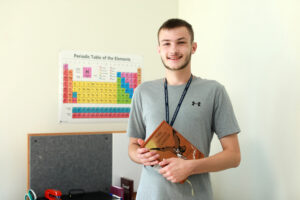 Ethan Wilbur plans to study chemistry at UMW. Photo by Karen Pearlman.