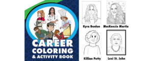 Career Coloring & Activity Book created by students at the University of Mary Washington.