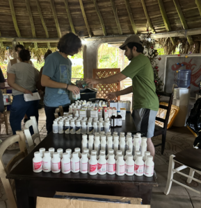 As part of UMW&rsquo;s Global Medical Brigade chapter, Mary Wash students Ali Rastani and Mohammad Ali Hassan assist in the clinic&rsquo;s pharmacy.