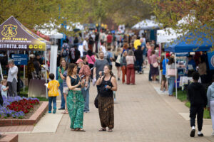 Stretching as far as the eye could see along Campus Walk and Ball Circle – performers, vendors, information tables, food trucks and children’s activities were on display.