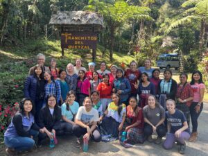 UMW graduate Jessica Oberlies '25 on a UMW study abroad trip to Guatemala with Professor of Geography Dawn Bowen, which cemented her desire to serve in the Peace Corps.