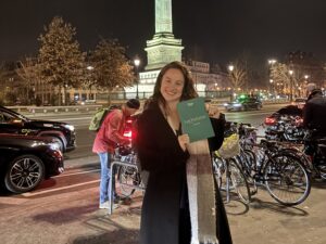 UMW senior Brianna Kenealy, sen here in Paris, filled her four college years with the courses it took to find a meaningful career, plenty of travel abroad and lots of soccer. She'll graduate Saturday at the University of Mary Washington's 114th Commencement.