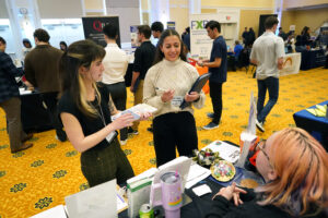 Hundreds of students - from UMW and area community colleges - attend the biannual Career and Internship each year. Photo by Suzanne Carr Rossi.