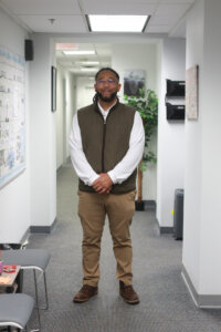 Sims came to UMW after serving as associate director of training at the University of North Carolina at Charlotte’s Christine F. Price Center for Counseling and Psychological Services and as a clinician at Virginia Commonwealth University. Photo by K Pearlman Photography.