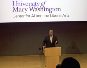 UMW’s Center for AI and the Liberal Arts is led by Professor of Communication and Digital Studies Anand Rao (pictured), a nationally recognized expert in AI education.