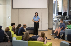 UMW tour guides will be on hand to show prospective students and their families around campus and introduce them to all it has to offer during Open House events on Oct. 18 and Nov. 8.
