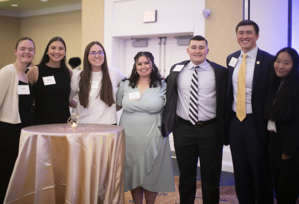 Photo of a group of students at an event