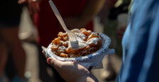 a photo of a funnel cake