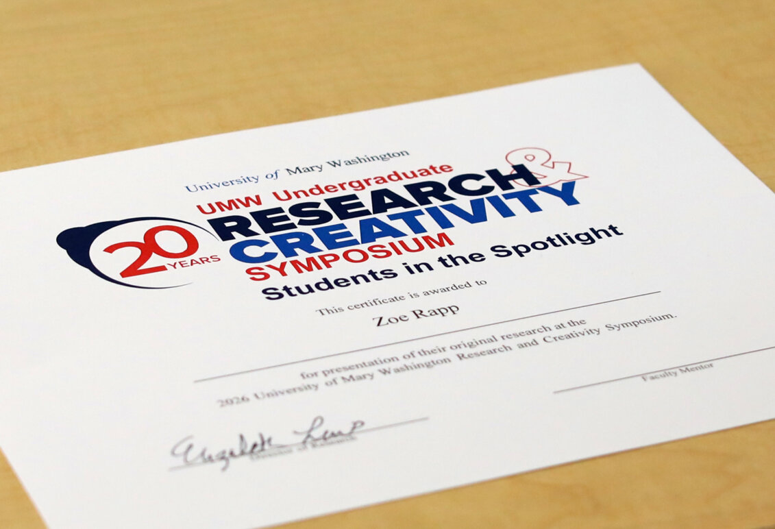 A Research and Creativity Day Certificate
