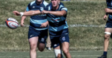 Rugby players on the field