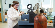 Senior Morgan Stubbs conducts research as part of 2026 Summer Science Institute