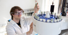 Junior Austin Allen researches during 2026 Summer Science Institute
