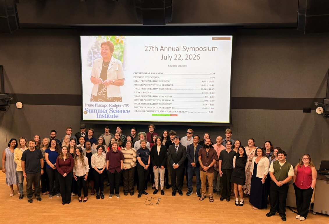 Group photo of UMW students and faculty mentors participating in the 2026 Summer Science Institute