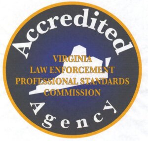 circular police accredited badge