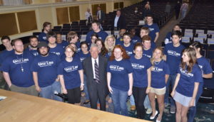 Great Lives Students with Speaker James Robertson