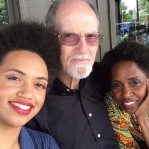 Michayla Rice '19, with her parents Joe and Maxine Rice
