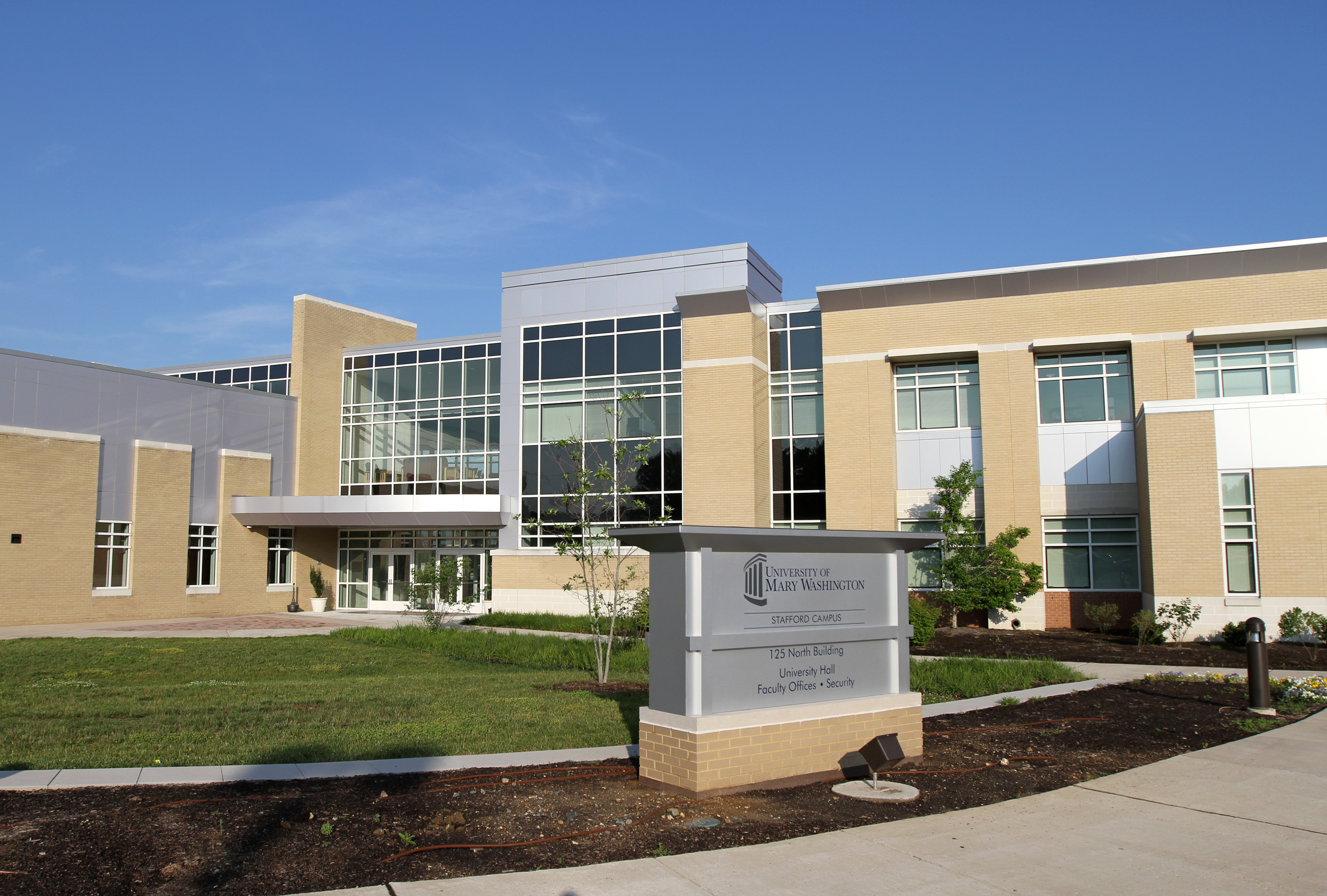 Stafford campus, North Building of the University of Mary Washington. 