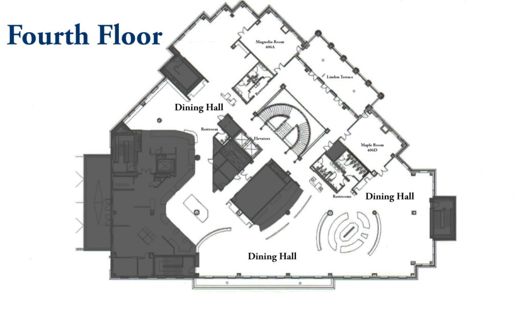 University Center Fourth Floor Diagram
