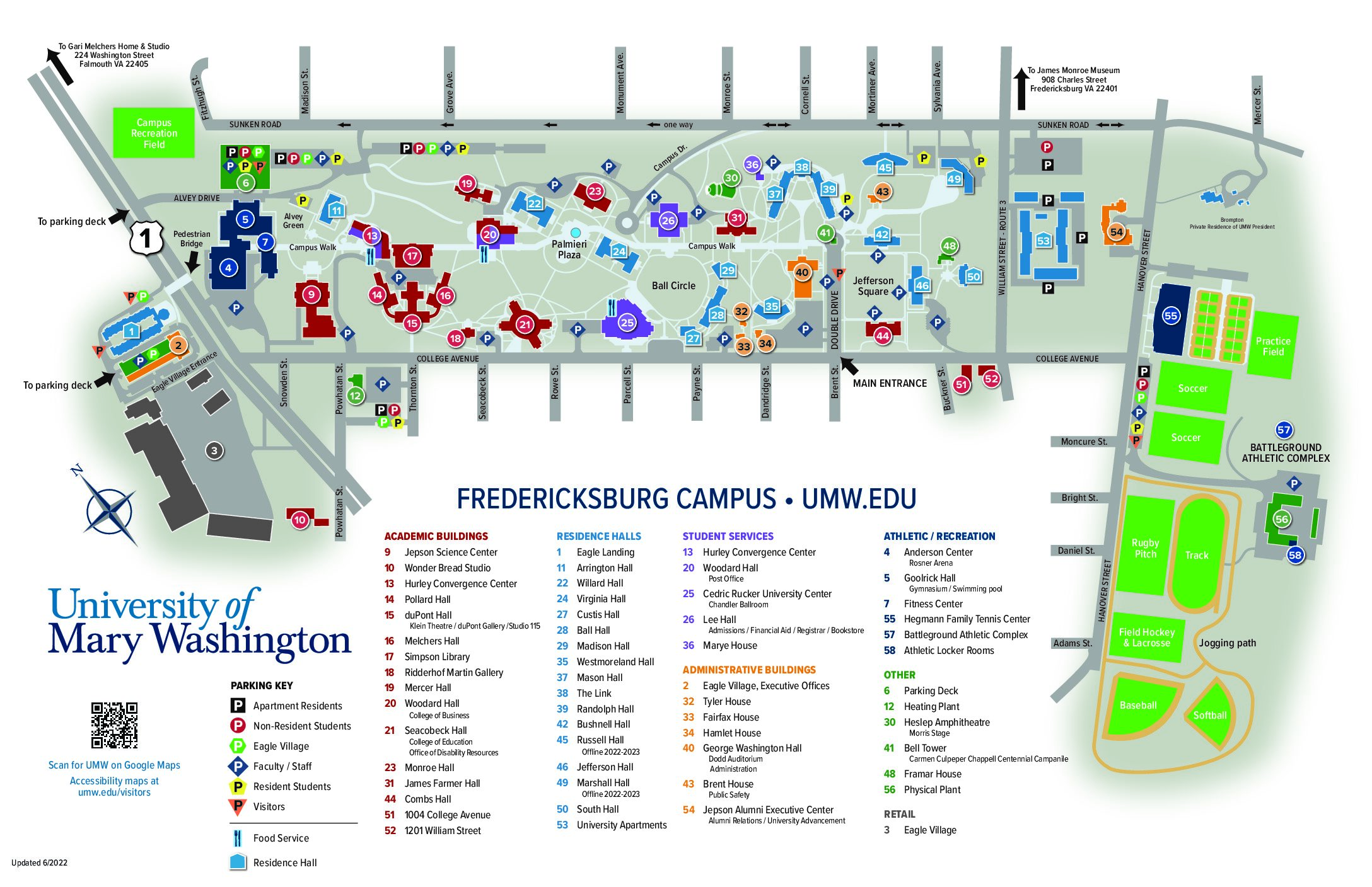 Fredericksburg Area Map