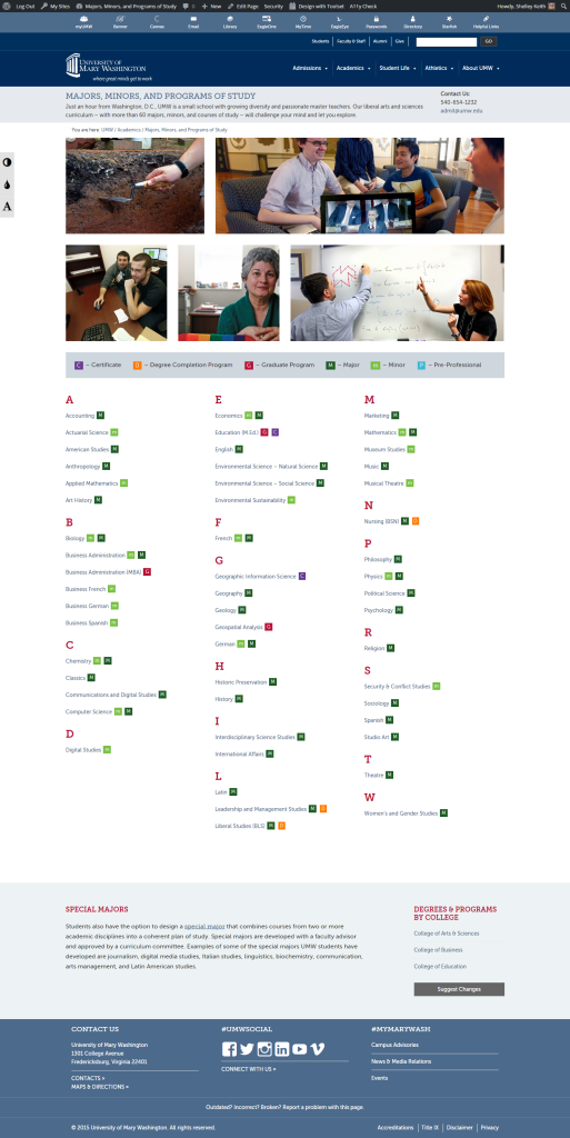 Majors, Minors, & Programs Digital Communications